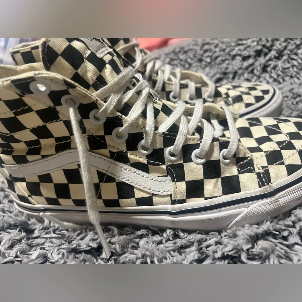 Vans checkered canvas sneakers - Picture 2 of 4